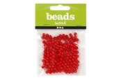 Kreativ-Spiele - Creativ Company Wooden Beads Red 150pcs. - 570394