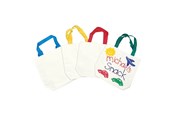 Kunst & Handwerk Ausstattung - Colorations - Cotton Carrier Bag Set of 12 - CANVAS
