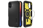 Handys - Cover & Cases - Spigen Tough Armor MagSafe - black - iPhone 16 Plus - ACS08085