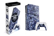 Gaming Zubehör - MAXX TECH Slim Faceplates + Controller Faceplates - Blue Wave Camo - Miscellaneous Deckung - Sony PlayStation 5 - MXT-SLFPBC-PS5