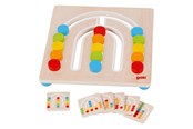 Holzspielzeug - Goki Wooden Color Sorting Board Rainbow 7 pieces. - 58436