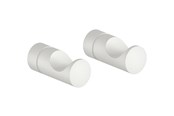 Badezimmerzubehör - Damixa Towel hook, 2 pcs, Matt white - 483062100