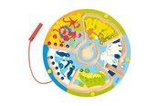 Baby Spielzeug - Goki Wooden Magnet Maze Learning to Count in the Zoo - 58716