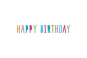 Spielzeug - Haza Witbaard Letter garland Happy Birthday 6mtr. - 439506
