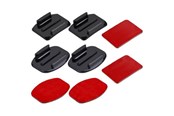 Actionkamera Zubehör - Puluz Set of stickers and mounts for attaching sports cameras - PU09
