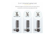 Systemzubehör - StarTech.com 25-Pack Laptop Lock Compatible w/Noble Wedge/Nano/K-Slot - security cable lock - UNIVCS25-LAPTOP-LOCK