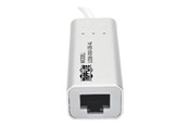 Netzwerkadapter (Netzkarte, Druckserver, u.s.w.) - Eaton Series USB 3.0 SuperSpeed to Gigabit Ethernet NIC Network Adapter RJ45 10/100/1000 Aluminum White - U336-000-GB-AL
