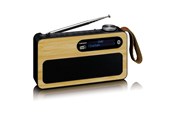 DAB, Netzwerk und Radiowecker - Lenco PDR-040 - DAB+ radio - Bamboo - PDR-040BAMBOOBK