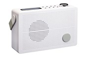 DAB, Netzwerk und Radiowecker - Lenco PDR-030WH - Portable DAB+/FM radio with alarm function - White - DAB/DAB+/FM - Mono - PDR-030WH
