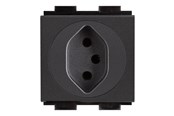 Andere Kabel - Crestron Electronics Crestron FT2A-PWR-SW series FT2A-PWR-SW-1-BASIC - power socket-outlet - power outlet module single Switzerland - 1 gang - 1 power socket - black - FT2A-PWR-SW-1-BASIC