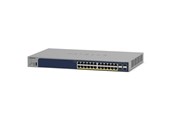 Switches - Netgear GS728TPP 28-Port Gigabit Ethernet Smart Switch with 4 SFP Ports and High Power (24 PoE+) (384W) - GS728TPP-300EUS