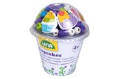 Kunst & Handwerk Ausstattung - Jono Toys Lena Cupcake Wooden Beads Jewelry Making - 32001