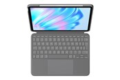 Tastaturen - Logitech Combo Touch for iPad Air 11" (M2) & iPad Air (5th gen) - Oxford Grey - Tastatur & Folio-Set - Deutsch - Grau - 920-012629