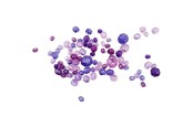 Kreativ-Spiele - Creativ Company Faceted Beads Mix Purple 45 grams - 618831
