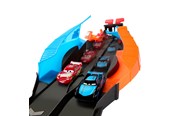 Rennbahn - Disney Pixar - Cars Glow Racers Launch & Criss-Cross Glow Race Playset - HPD80