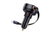 Handys - Adapter und Ladegeräte - Baseus Car Charger  Enjoyment Pro with lightning cable + USB-C  55W (black) - C00057803111-00