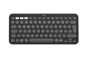 Tastaturen - Logitech Pebble Keys 2 K380s Wireless Keyboard - Tonal Graphite - Tastaturen - Deutsch - Grau - 920-011795