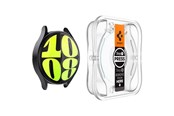 Handys - Schutzfolie - Spigen Glass tR EZ Fit 2 Pack  - transparency - Samsung Galaxy Watch7 (40mm) - AGL08494