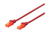 Netzwerk - Kabel - DIGITUS CAT 6 U-UTP Patch Cord - 3m - Rot - 3m - DK-1617-030/R