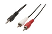 Audio Kabel - Nedis audio cable - 10 m - CAGB22200BK100