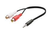 Audio Kabel - Nedis audio cable - 20 cm - CAGB22250BK02