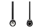 Audio Kabel - Nedis audio adaptor - 20 cm - CAGP22550BK02