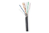 Netzwerk - Kabel - Nedis CCBG8598BK100S networking cable - Schwarz - 100m - CCBG8598BK100S