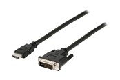 Display Kabel - Nedis adapter cable - HDMI / DVI - 3 m - CCGB34800BK30