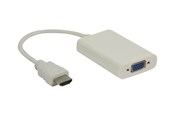 Display Kabel - Nedis adapter - HDMI / VGA - 20 cm - CCGB34900WT02