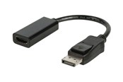 Display Kabel - Nedis adapter cable - DisplayPort / HDMI - 20 cm - CCGB37150BK02