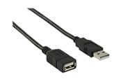 USB Kabel - Nedis - USB extension cable - USB to USB - 2 m - CCGB60010BK20