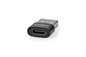 Andere Kabel - Nedis USB-A Adapter | USB 2.0 | USB-A Male | USB-C™ Female - CCGB60920BK