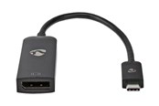Display Kabel - Nedis - video adapter - 24 pin USB-C to DisplayPort - 20 cm - CCGB64353BK02