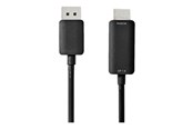 Display Kabel - Nedis adapter cable - DisplayPort / HDMI - 2 m - CCGP37104BK20
