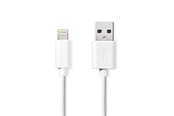 USB Kabel - Nedis CCGL39300WT10 lightning cable - CCGL39300WT10