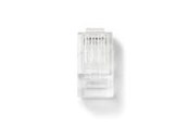 Andere Kabel - Nedis RJ45 Connector | RJ45 Pass Through | Stranded UTP CAT5 - CCGB89331TP