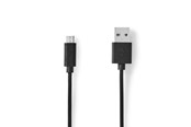 USB Kabel - Nedis CCGL60500BK20 USB cable - CCGL60500BK20
