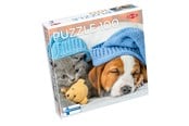 Puzzle - Tactic  Cute Kitten and Sleepy Dog 1 pcs puzzle - 59232