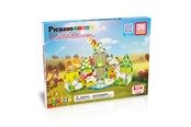 Bausets - PicassoTiles Bauernhof 26-teiliges Magnetset mit 8 Figuren - PTQ27