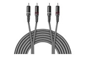 Audio Kabel - Nedis OnStage series audio cable - 5 m - COTH24200GY50