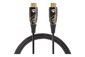 Display Kabel - Nedis HDMI cable with Ethernet - HDMI / audio - 100 m - CVBG3400BK1000