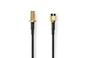 Antennenkabel - Nedis SMA Cable | SMA Male | SMA Female | Gold Plated - CSGL02010BK20