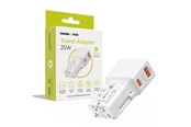 Handys - Adapter und Ladegeräte - Mobile Origin Travel adapter 25W - EU/US/UK/AU - white - TAD25-2P-WHT