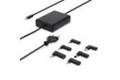 Netzteile für Laptops - Nedis notebook-adapter | GaN | 65 W | 5 / 9 / 12 / 15 / 20 V DC - NBAU65110BK