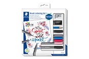 Konferenz und Präsentation - Staedtler Brush Lettering Set 9 pcs 100% PEFC - 61 371-1