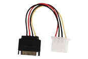Stromkabel (Intern) - Nedis - power adapter - SATA power to 4 PIN internal power - 15 cm - CCGP73530VA015
