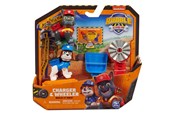 Figuren - Paw Patrol Rubble & Crew Figure 2 Pack - Charger & Wheeler - 6066685
