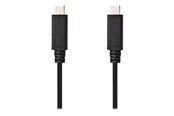 USB Kabel - Nedis - USB cable - 24 pin USB-C to 24 pin USB-C - 1 m - CCGT64750BK10