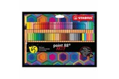 Utensilien zum Schreiben und Zeichnen - STABILO - Pen 88 fineliner ARTY cardboard wallet of 65 colors - 201128