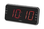 DAB, Netzwerk und Radiowecker - Nedis CLAR004BK - clock radio - AM/FM - CLAR004BK